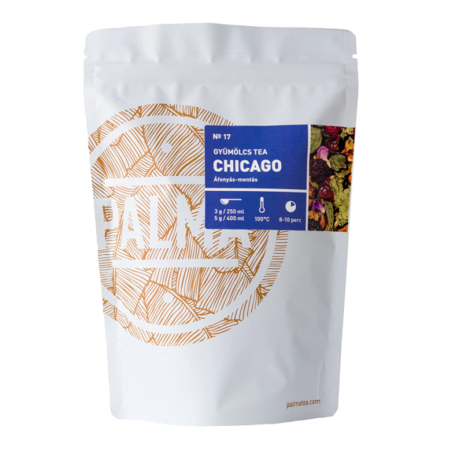 Palma No. 17 - CHICAGO - Áfonyás-mentás gyümölcs tea 250g
